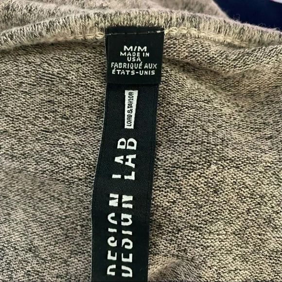 Design Labs Lord & Taylor M sexy pink surplice cold‎ shoulder top - Picture 6 of 6